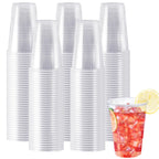 SIUQ Clear Disposable Cups - Crack-Resistant BPA-Free PP

