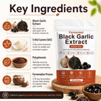 Fermented Black Garlic Extract Immune Support | Vegan

