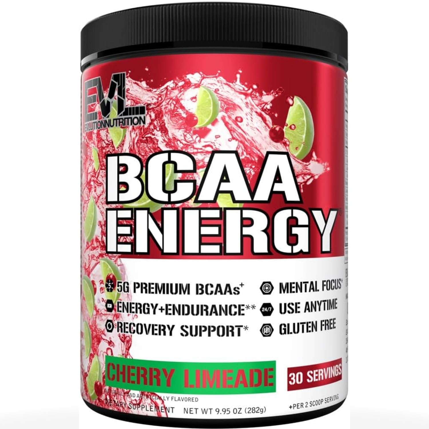 EVL BCAAs Amino Acids Powder Energy Pre Workout & Recovery