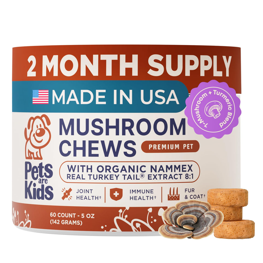 Turkey Tail Mushroom Dog Supplement by Pets are Kids

