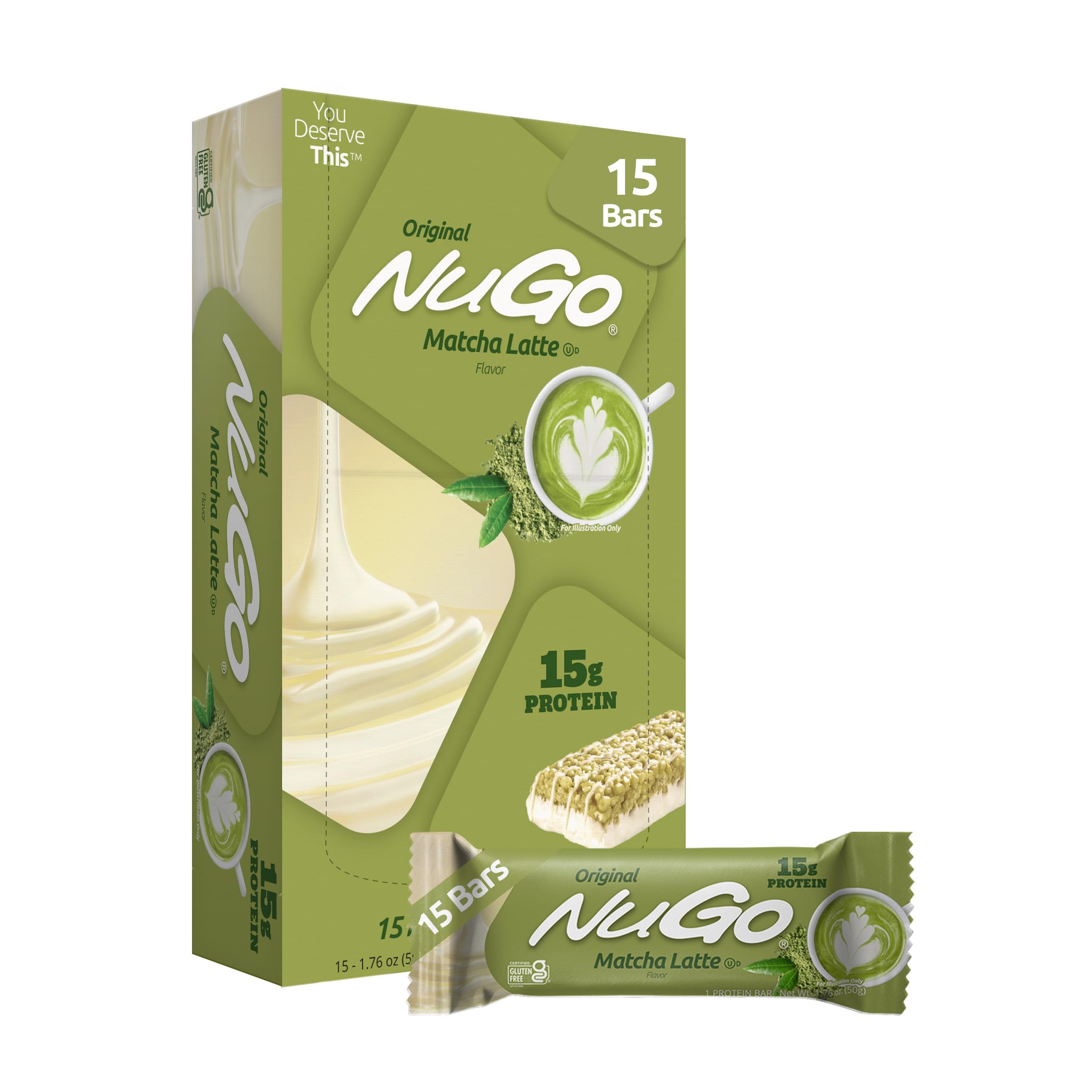 NuGo Original Protein Bar, Gluten Free, Non-GMO