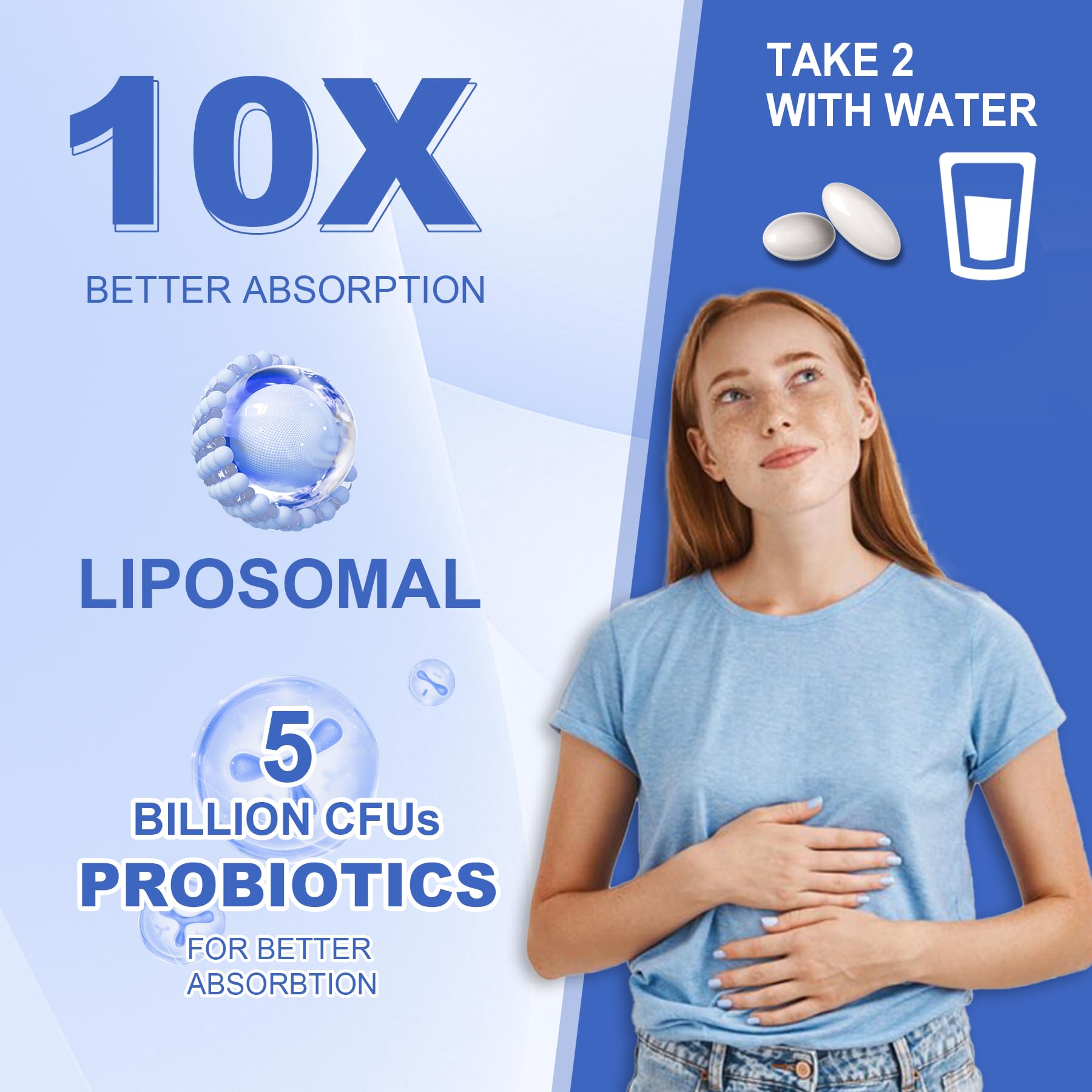 Liposomal Calcium AKG with D3 & K2 Softgels for Bone Health

