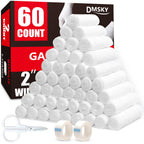 DMSKY Gauze Rolls - Individually Wrapped Non-Sterile Wound Care Bandage