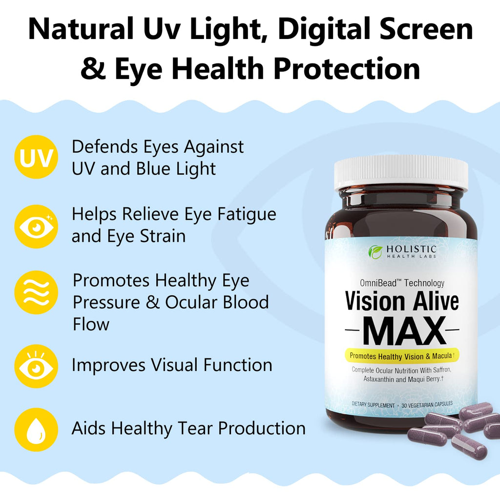 Vision Alive Max Eye Health Supplement Holistic Health Labs

