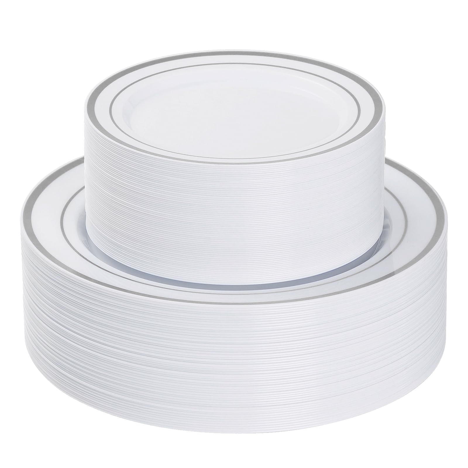 Goodluck Heavy-Duty Disposable Plastic Plates