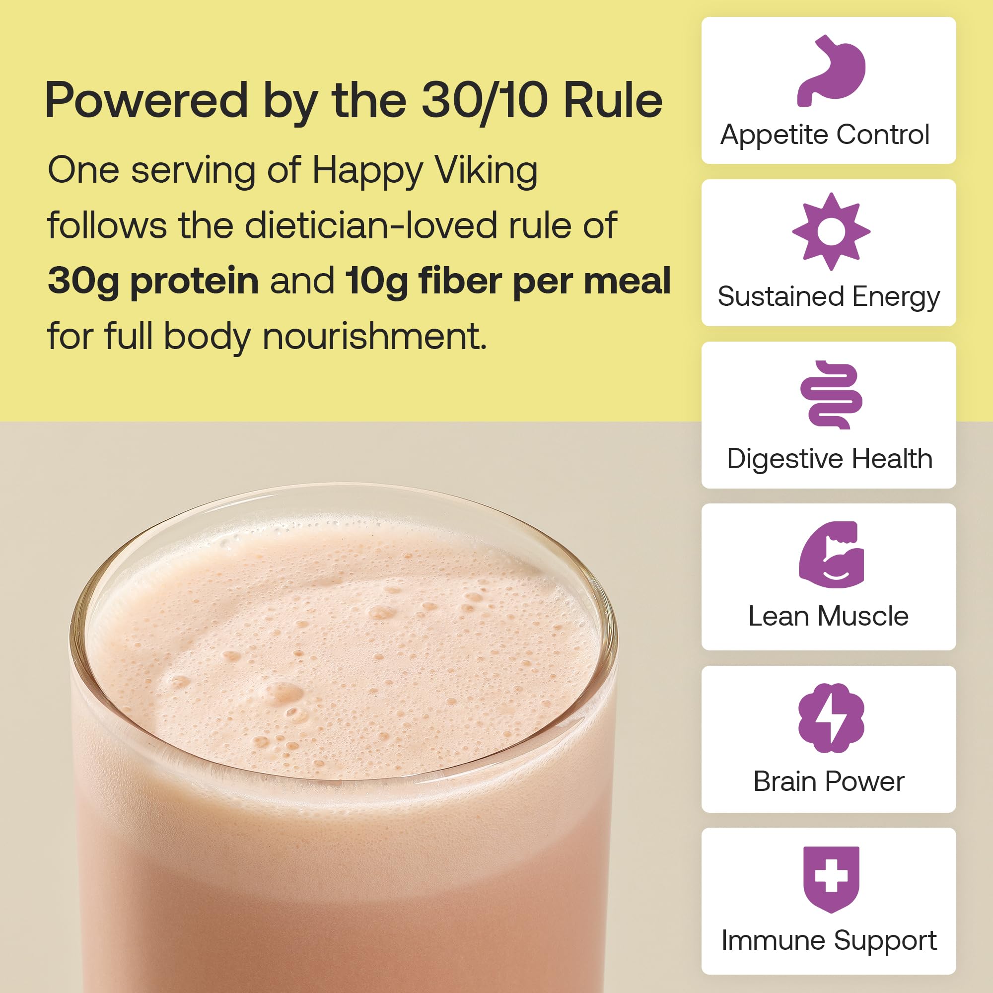 Happy Viking Plant-Based Protein Powder – 30g Protein

