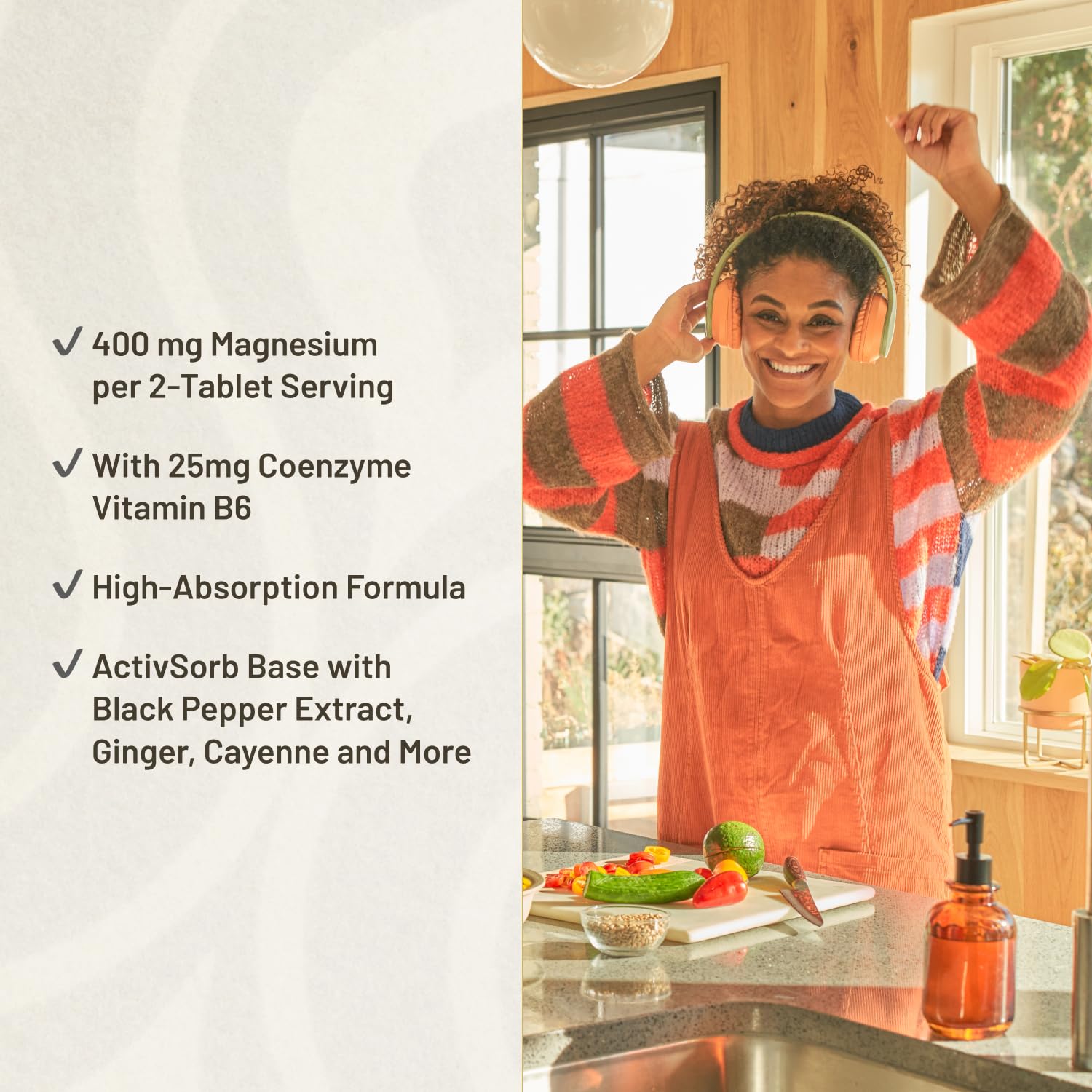 KAL Magnesium Taurate with Vitamin B6 - Chelated Magnesium

