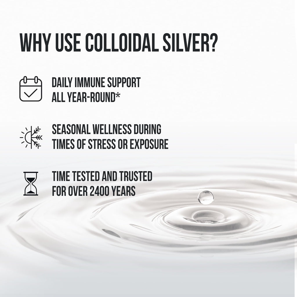 Sovereign Silver Immune Support Colloidal Silver Hydrosol

