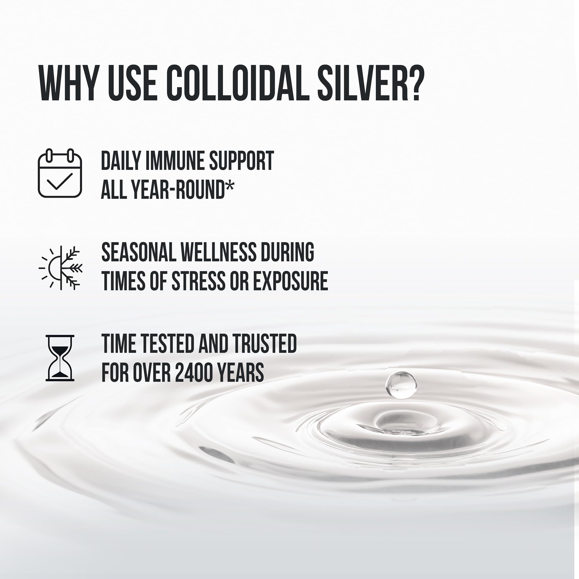 Sovereign Silver Immune Support Colloidal Silver Hydrosol

