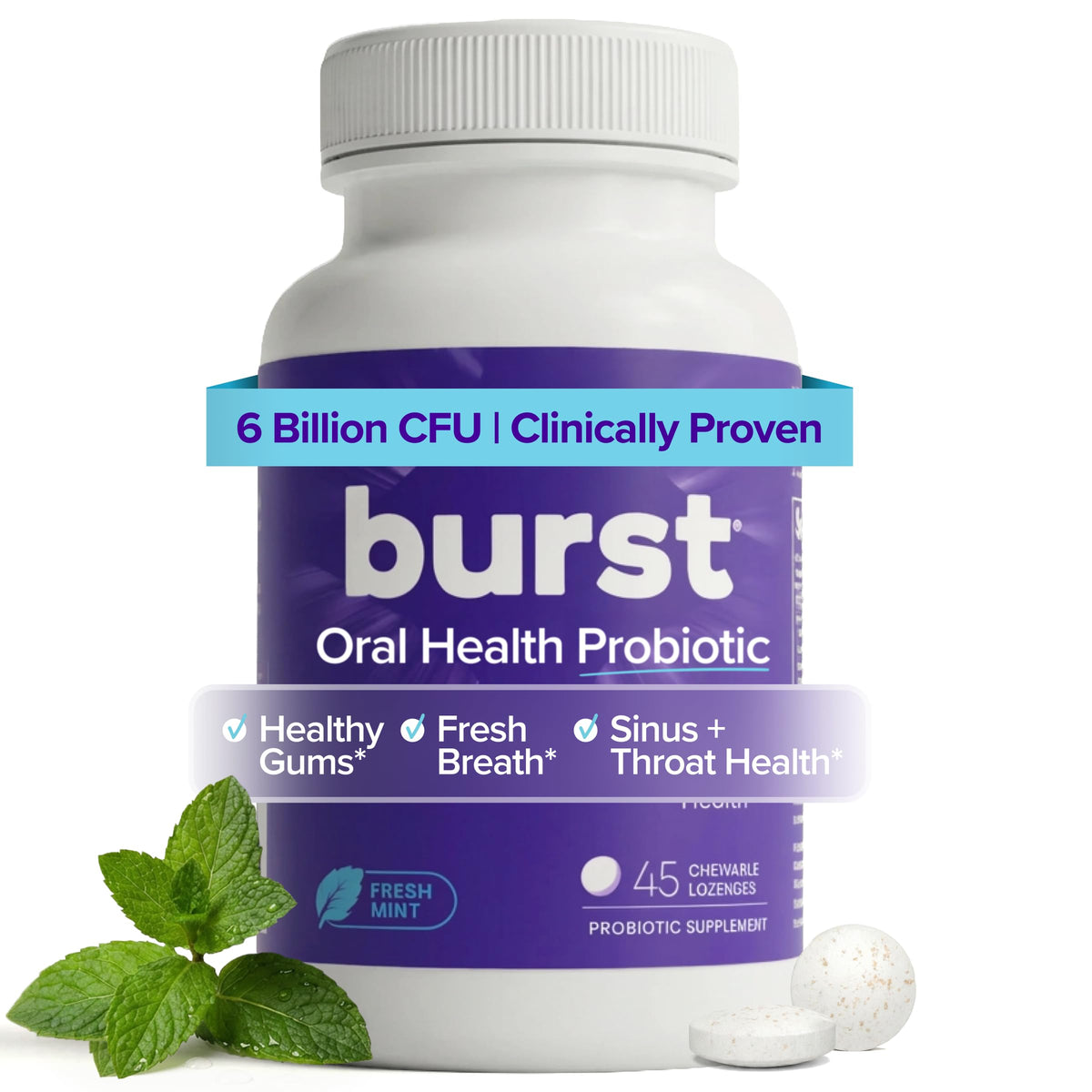 Burst Dental Probiotics for Oral Health | Bad Breath Remedy

