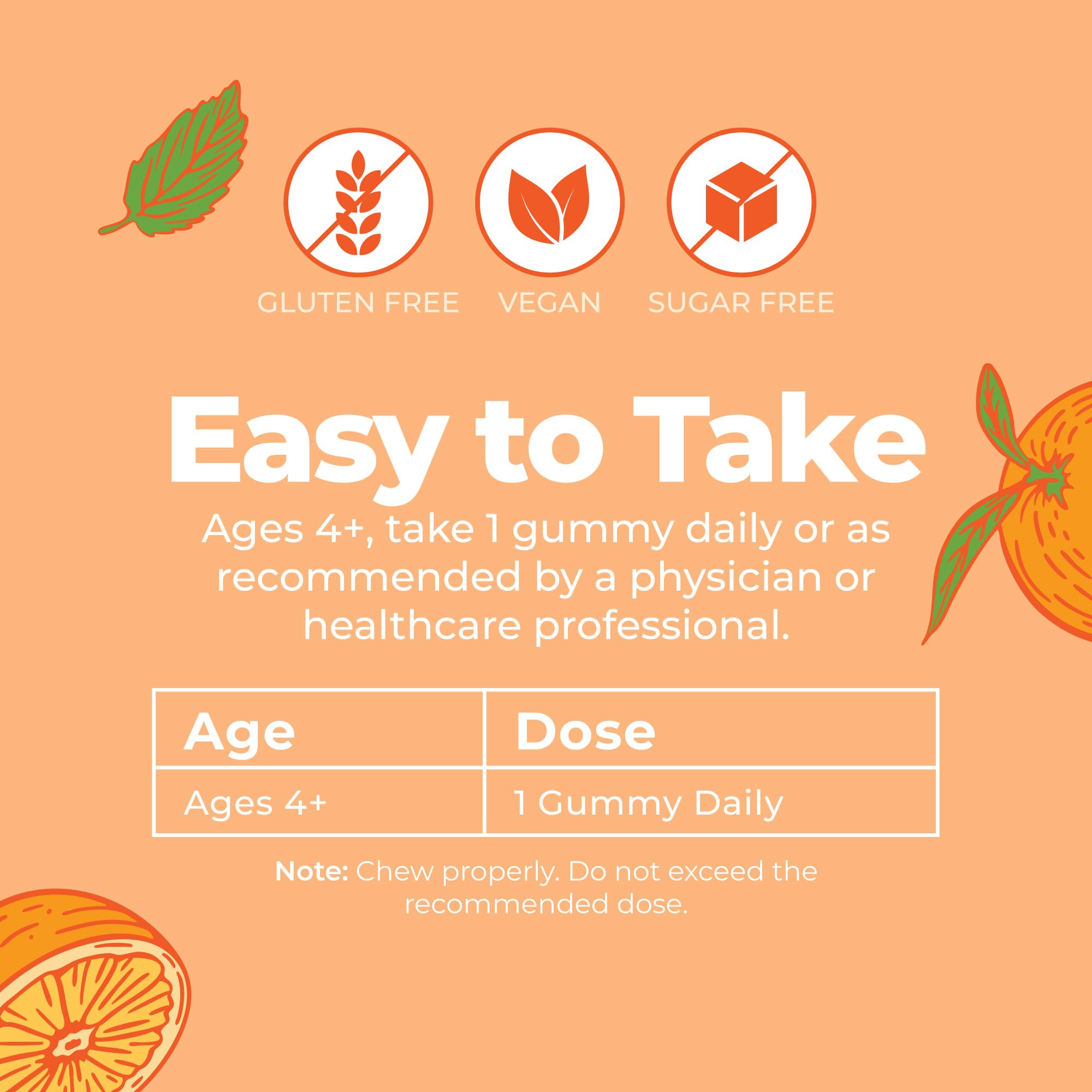 MaryRuth's Vegan Omega-3 Gummies with Flaxseed and Vitamin C

