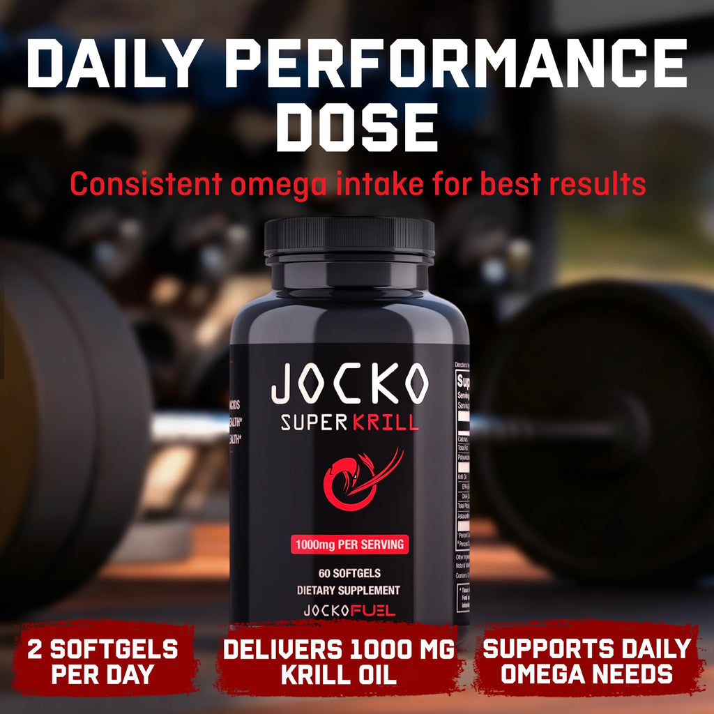 Jocko Fuel Antarctic Krill Oil Omega-3 1000mg Softgels

