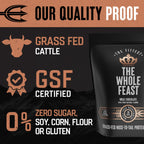 The Fittest Whole Feast Grass-Fed Beef Protein Powder

