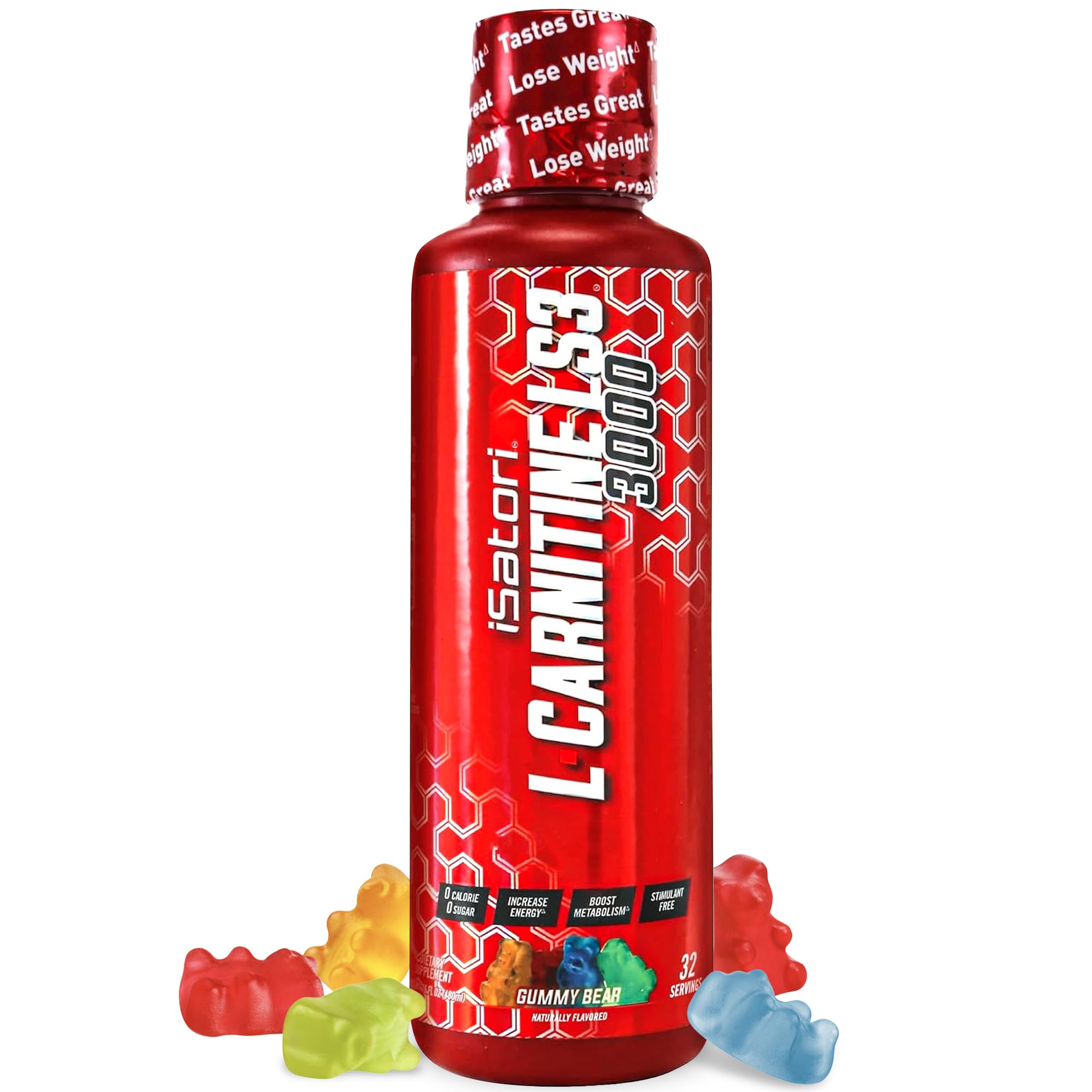 iSatori L-Carnitine LS3 3000 Triple-Blend Liquid Supplement