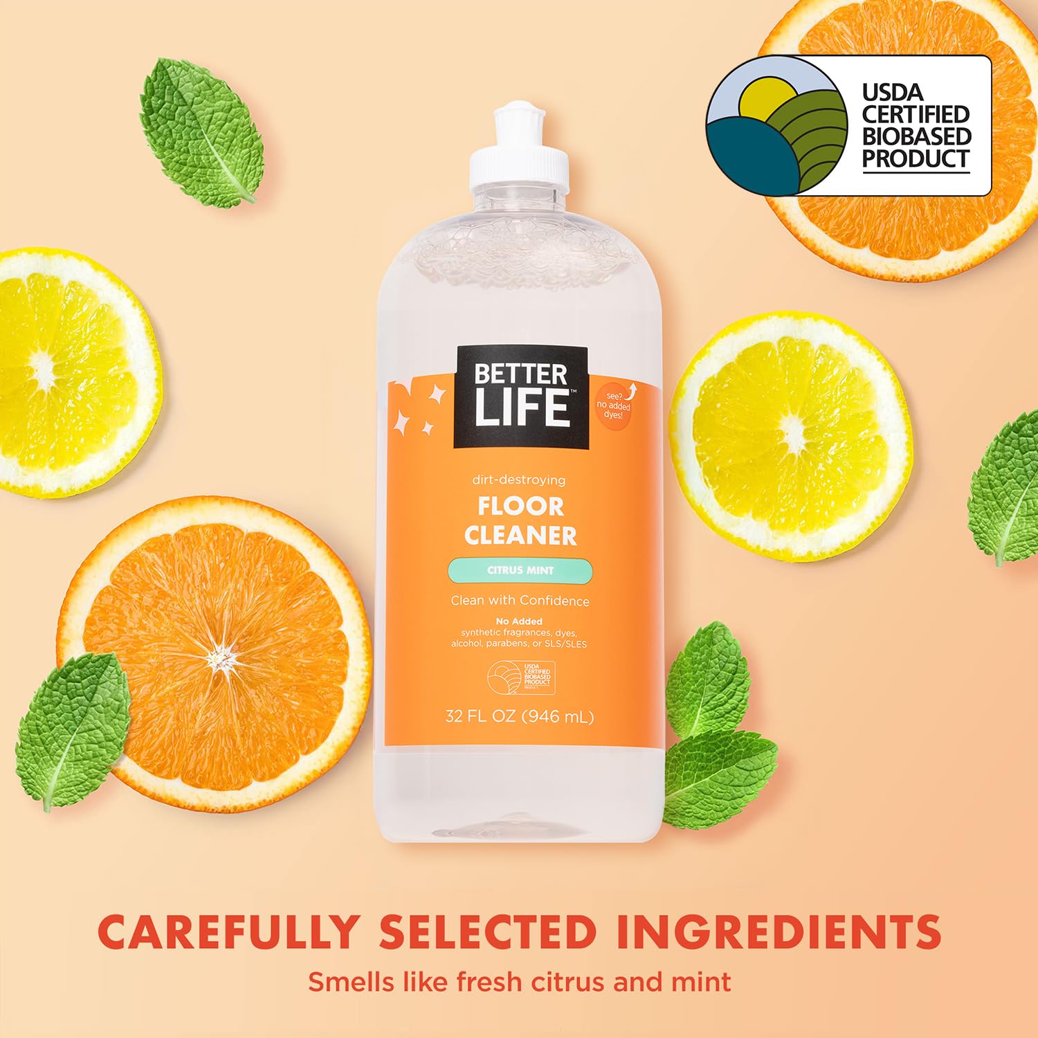 Better Life Citrus Mint Floor Cleaner - Multipurpose


