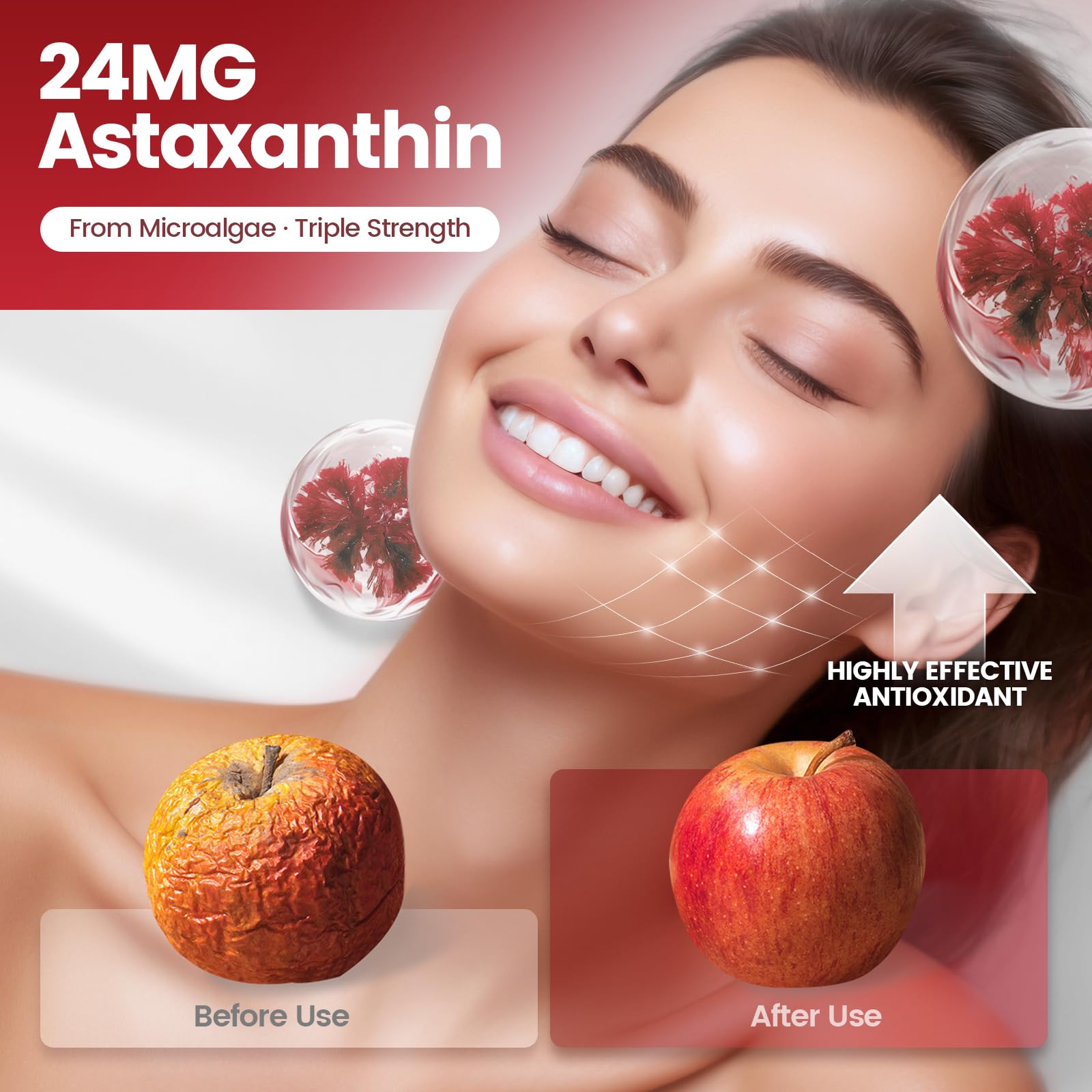 Astaxanthin Antioxidant Supplement from Haematococcus

