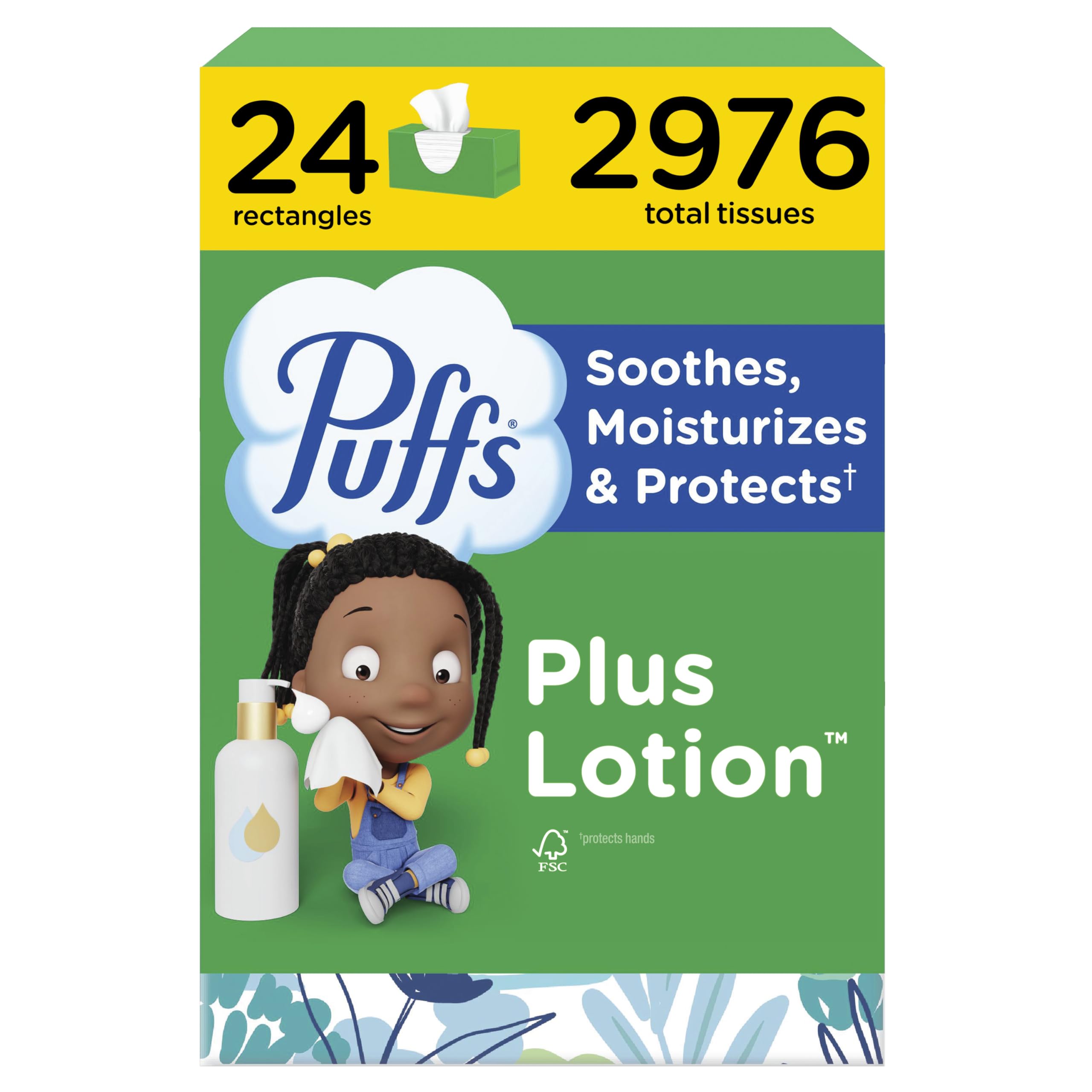 Puffs Plus Lotion Facial Tissues – Gentle Comfort

