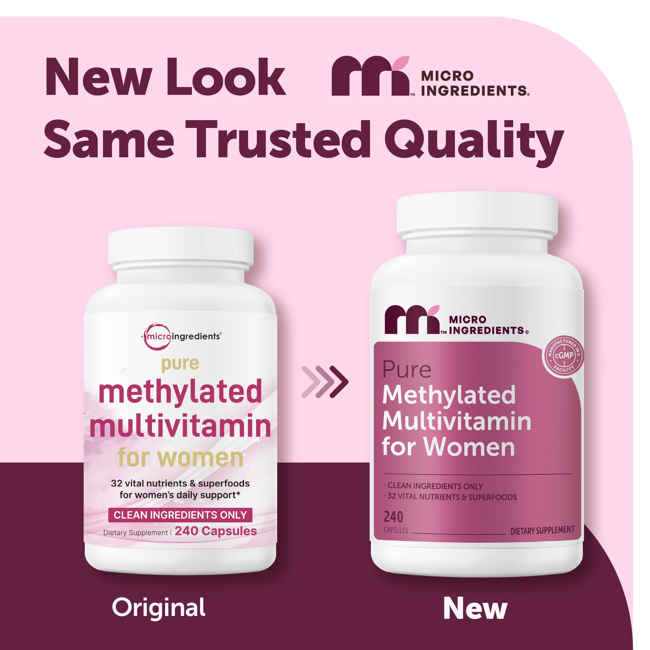 Methylated Multivitamin for Women | Micro Ingredients

