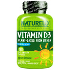 NATURELO Vitamin D3 2500 IU from Lichen for Immunity

