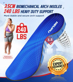 NEUPU High Arch Support Orthotic Insoles | Pain Relief

