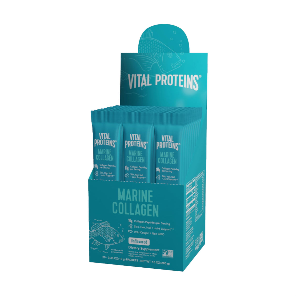 Vital Proteins Marine Collagen Peptides Powder for Skin Hair Nails Joints