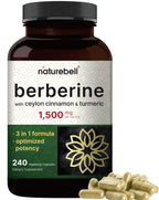 NatureBell Berberine Supplement with Cinnamon & Turmeric

