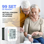 MMIZOO Wrist Blood Pressure Monitor with Large LCD Display

