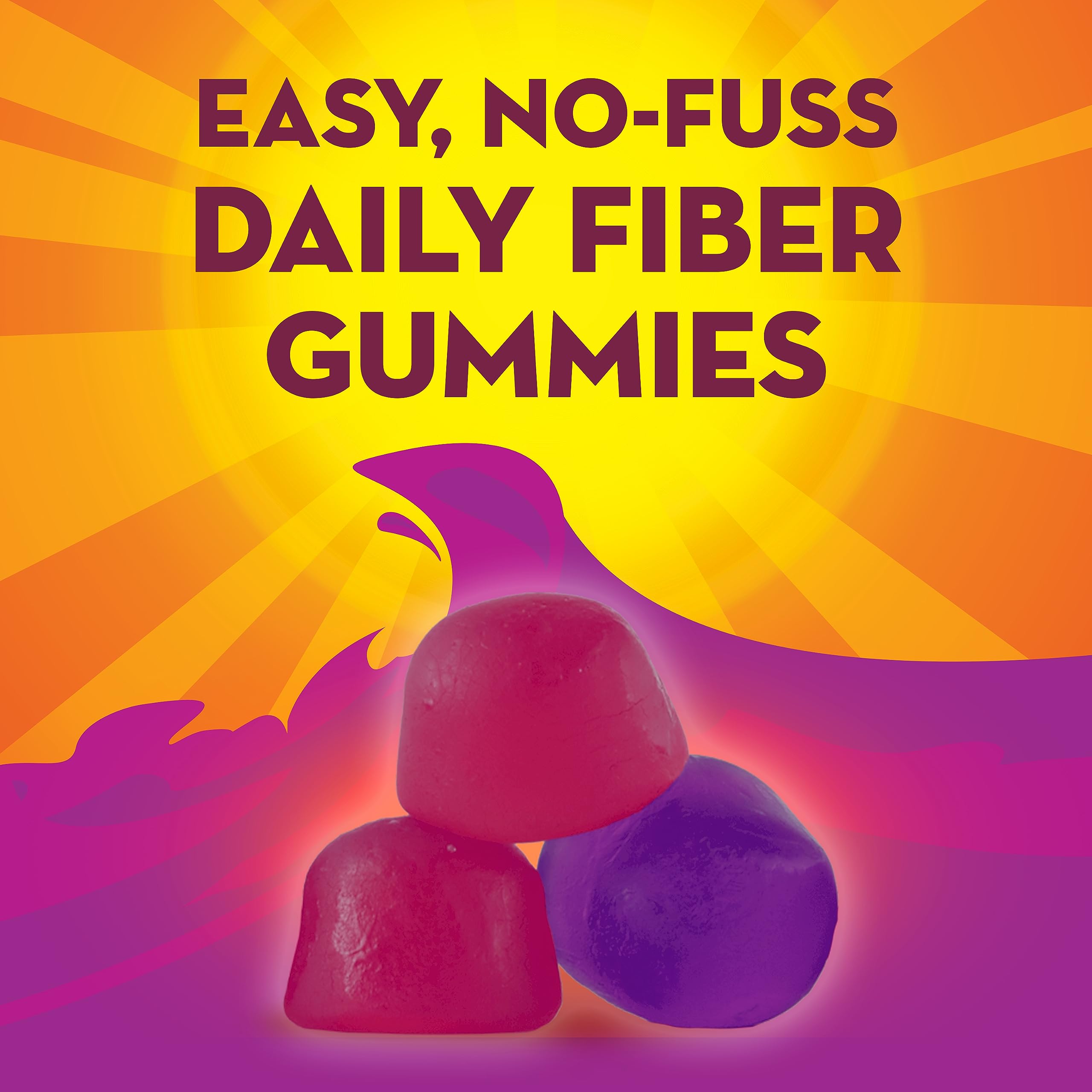 Metamucil Kids Fiber Gummies No Sugar Added | Plant-Based Fiber

