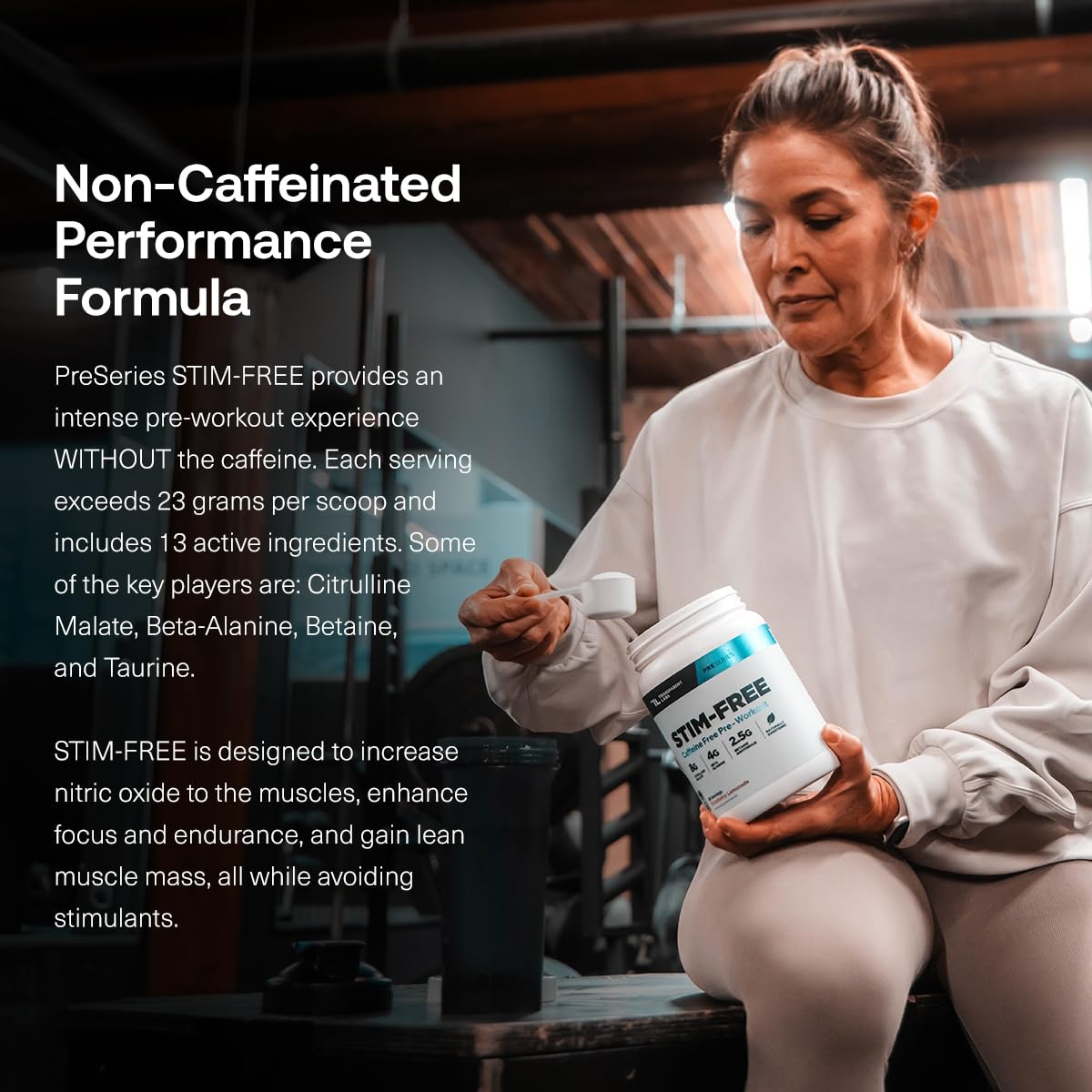 Transparent Labs Stim-Free Pre-Workout Powder

