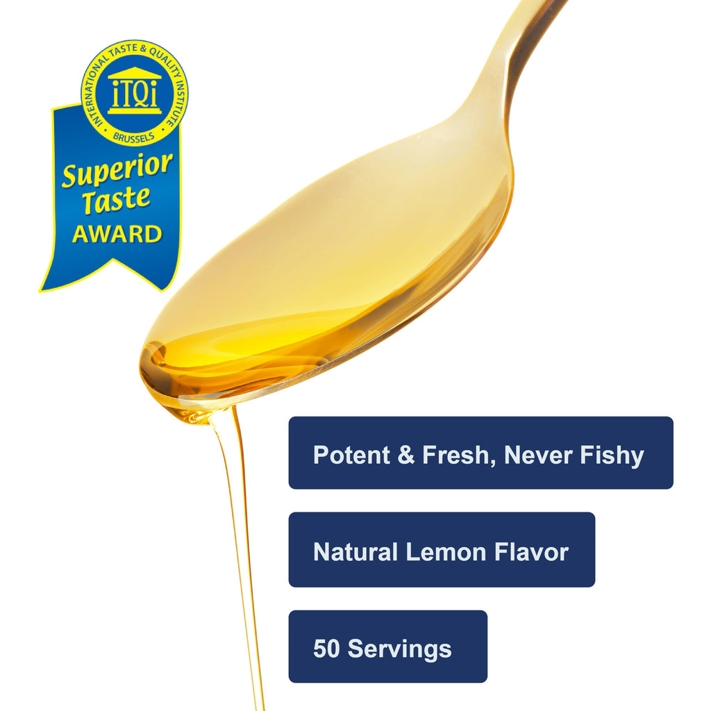 Carlson Cod Liver Oil 1100 mg Omega-3 Liquid Supplement

