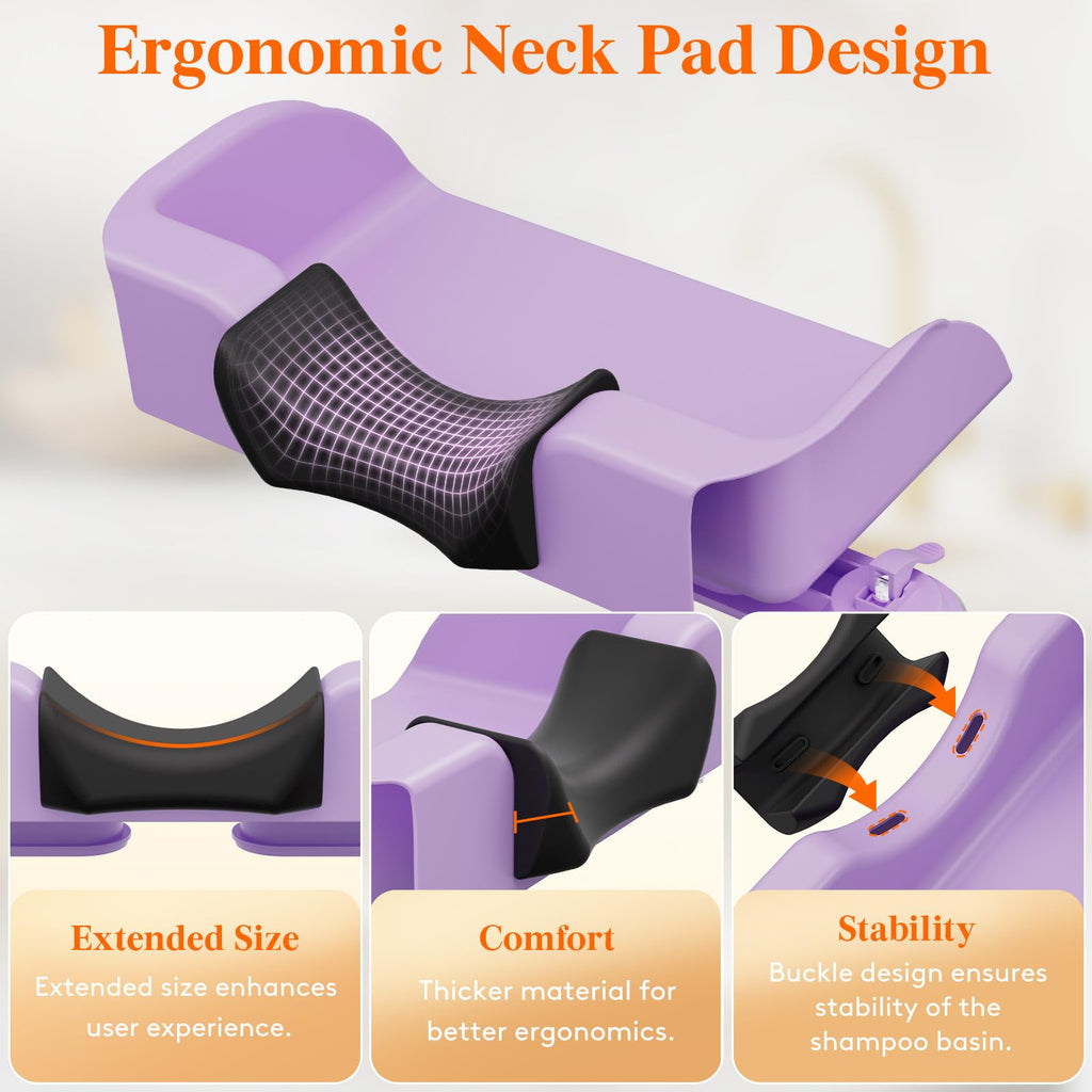 Lifewit Hair Washing Station for Kids | Portable Neck Support Basin

