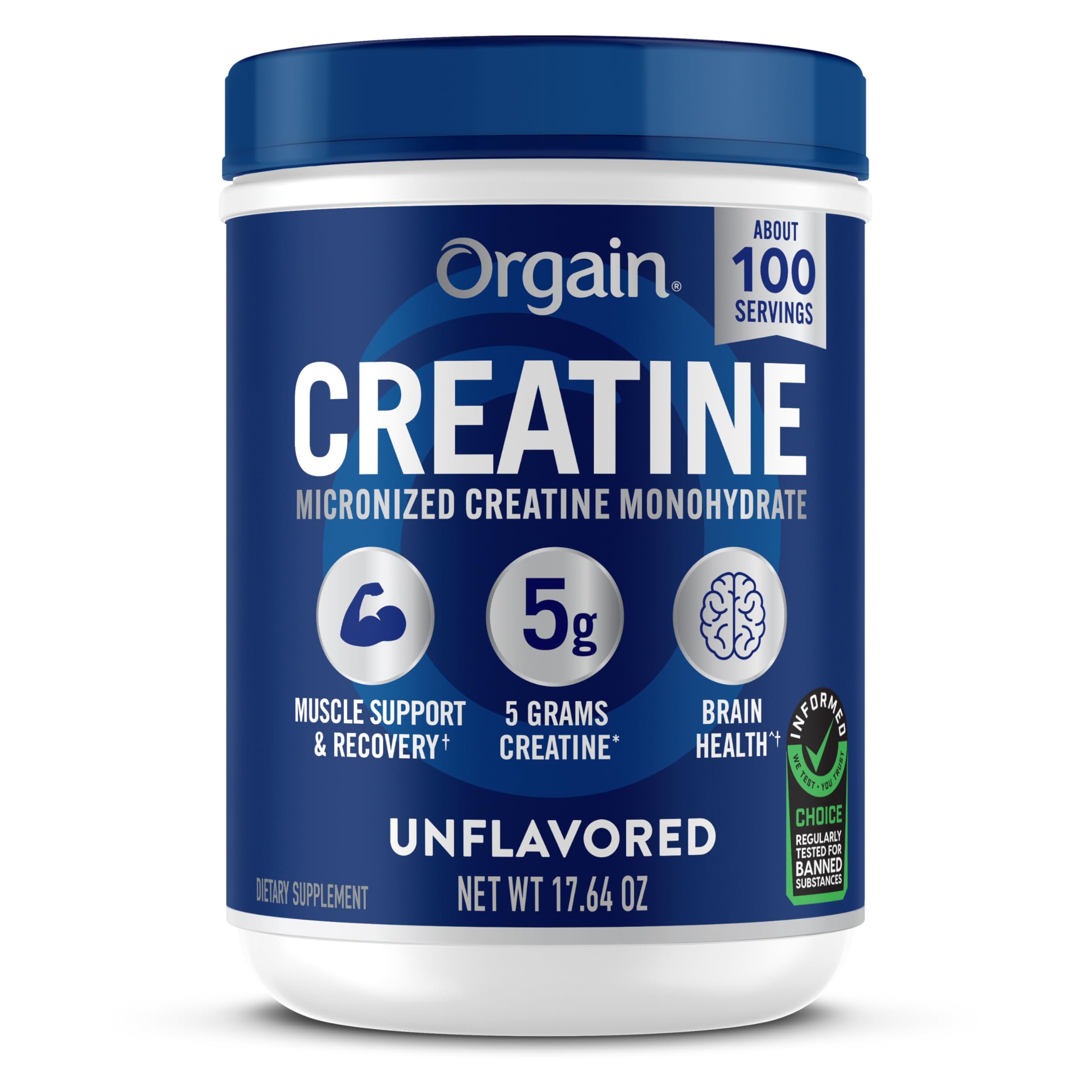 Orgain Creatine Monohydrate Micronized Powder

