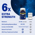 Melatonin Gummies 30mg for Adults with L-Theanine - Berry

