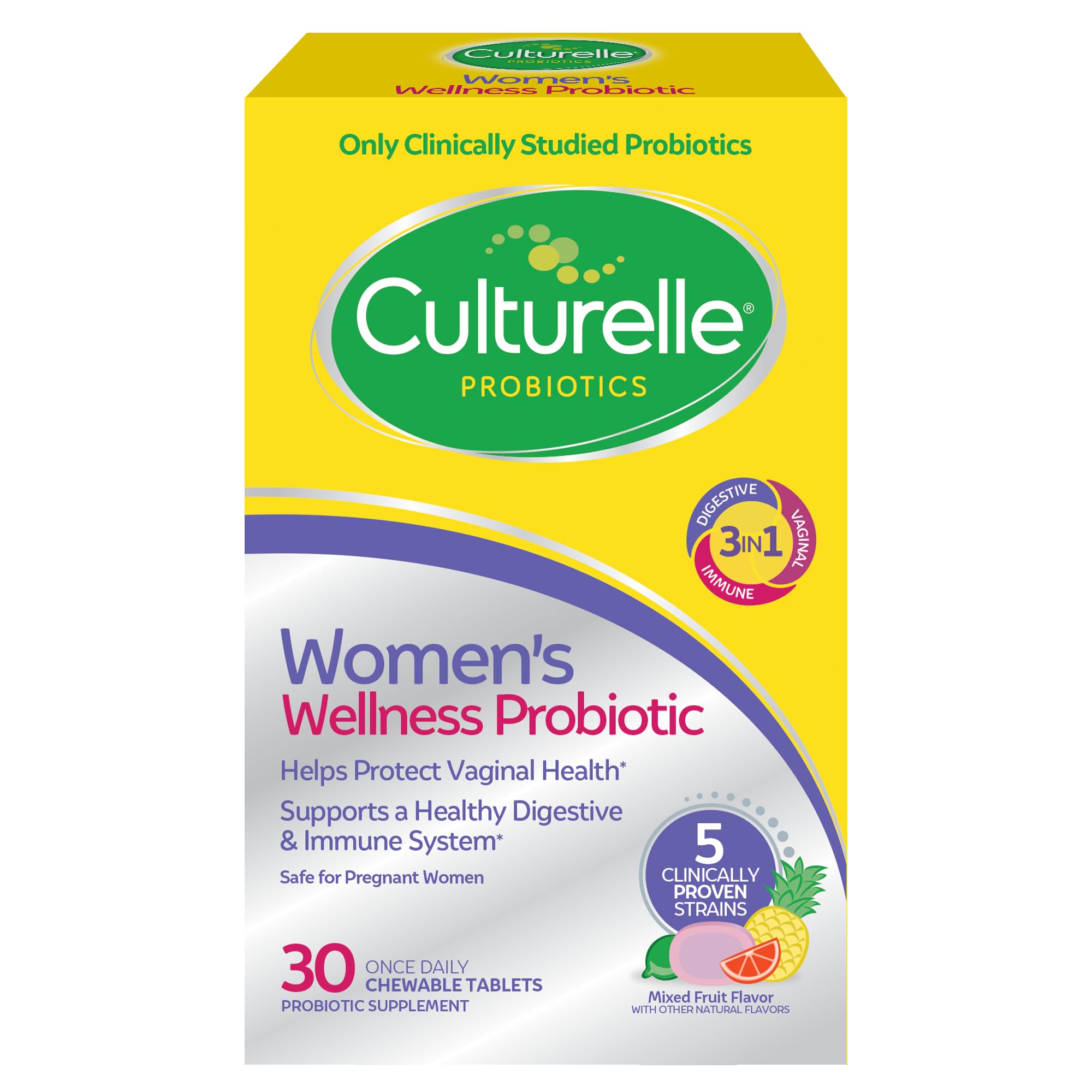 Culturelle Women’s Wellness Probiotic Chewables Digestive

