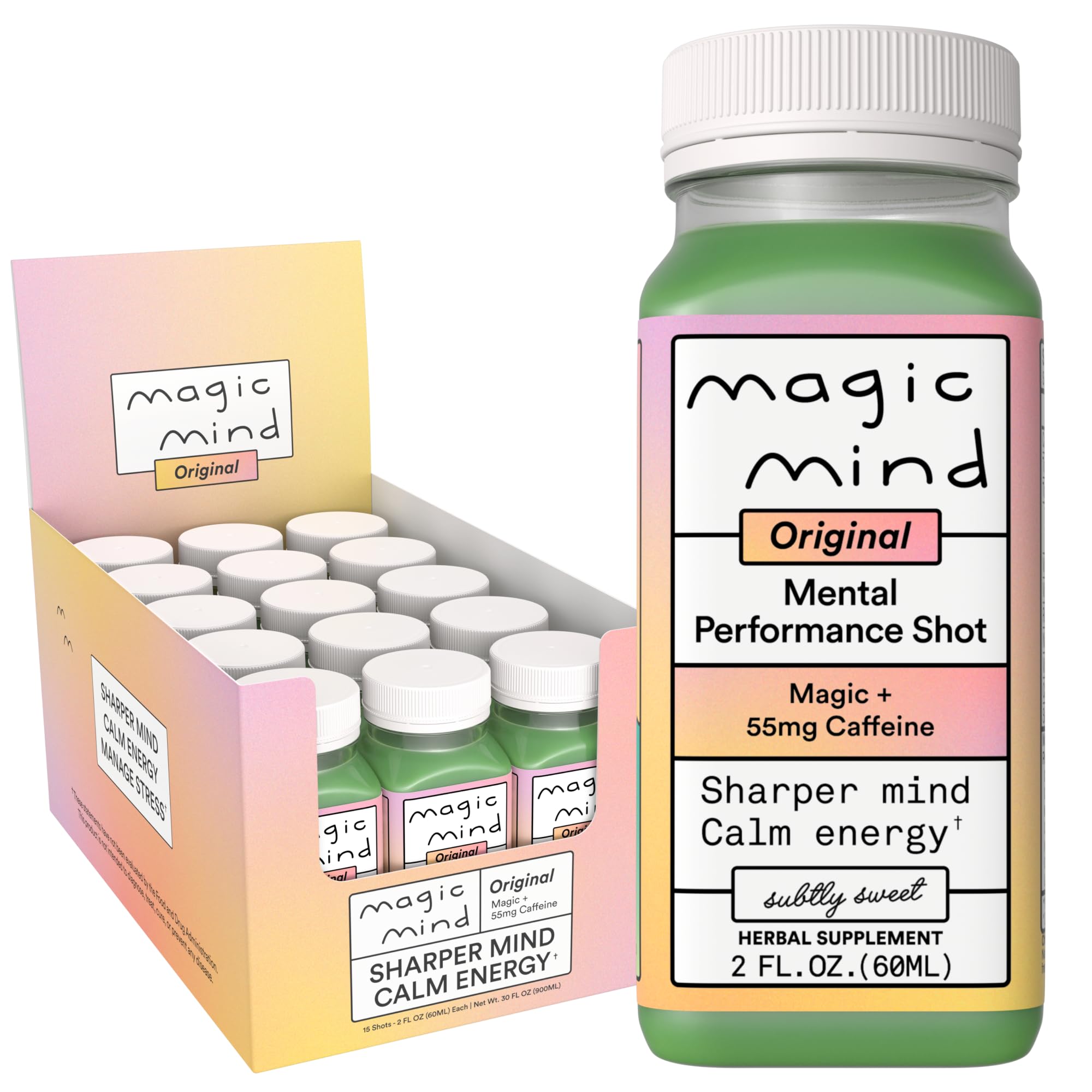 Magic Mind Original Nootropic Shot for Focus and Energy

