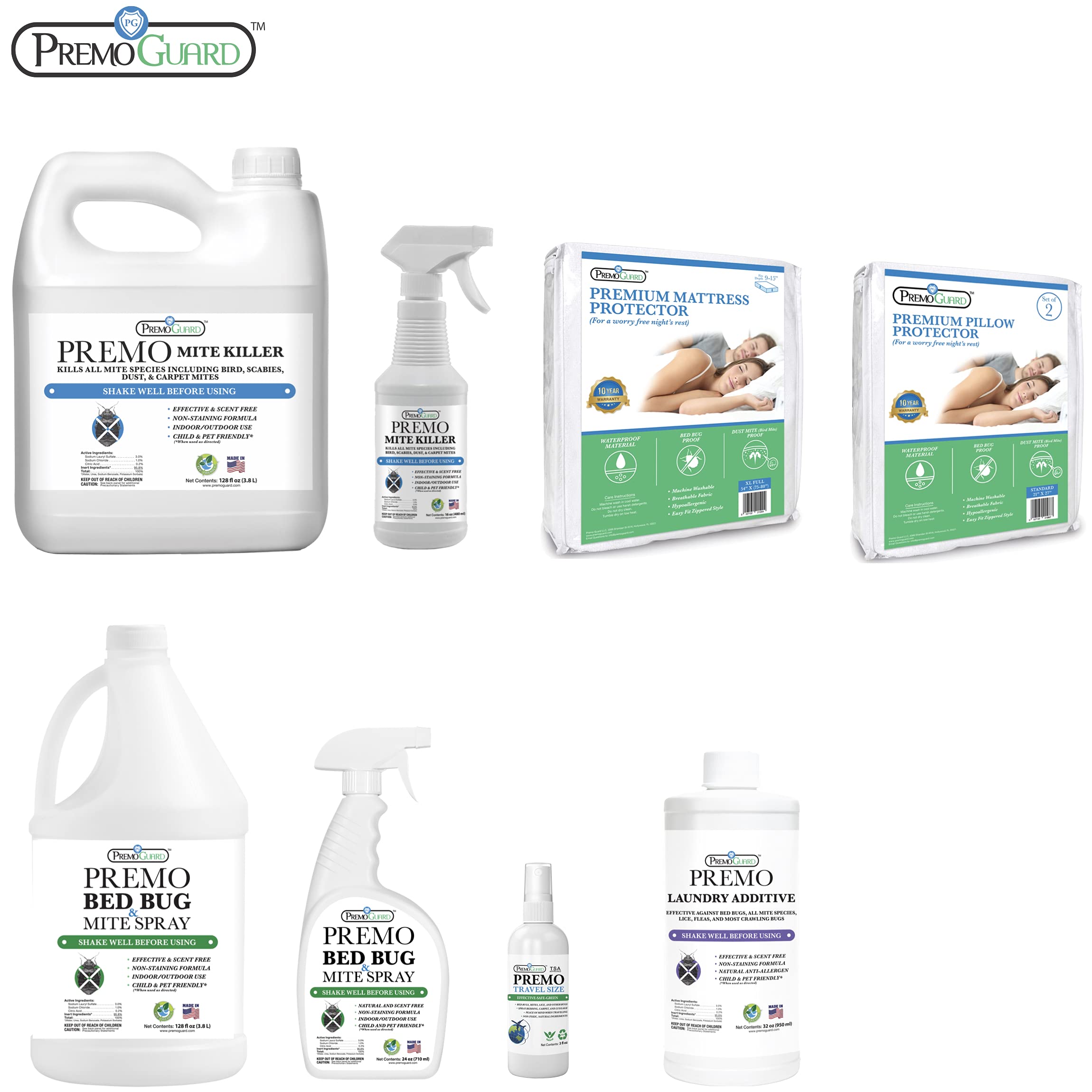 Premo Guard Bed Bug & Mite Laundry Additive – Natural

