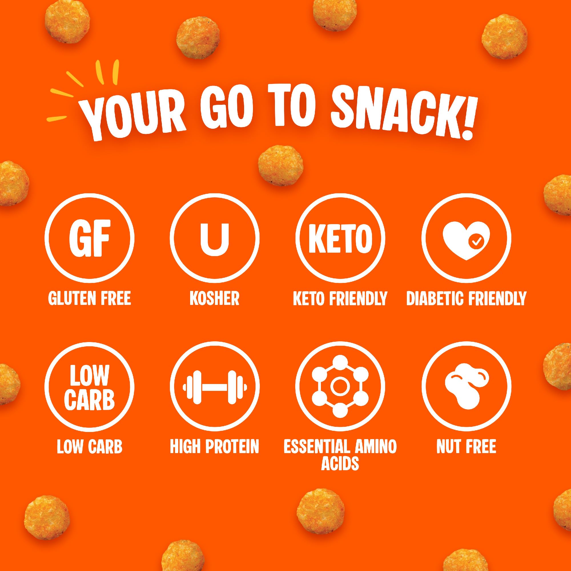 Twin Peaks Protein Puffs – High Protein Keto Snack

