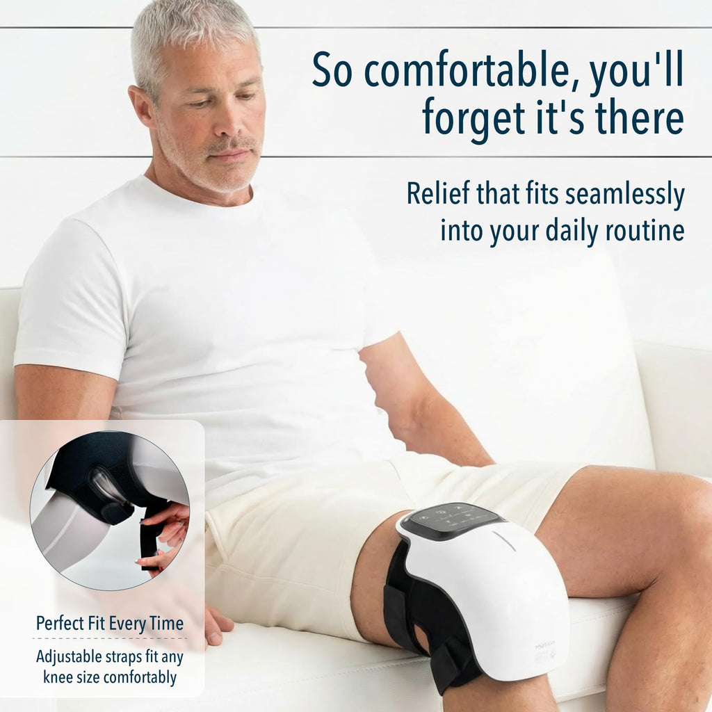 Knee Massager with Heat and Red Light Therapy

