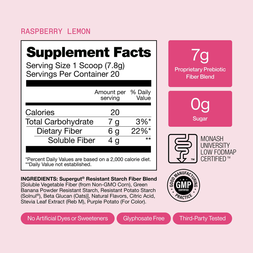 Supergut GLP-1 Daily Support - Plant-Based Fiber Drink Mix

