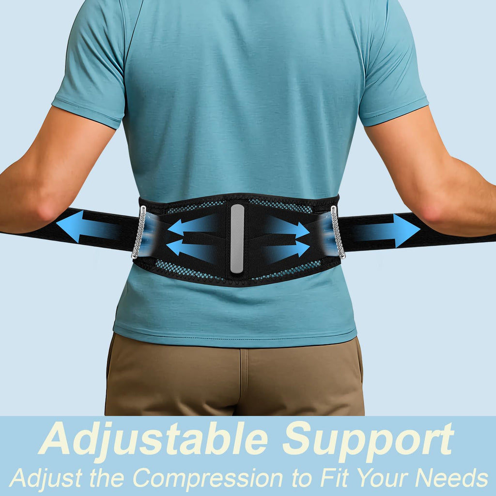 cybryeh Back Brace for Lower Back Pain Relief | Adjustable

