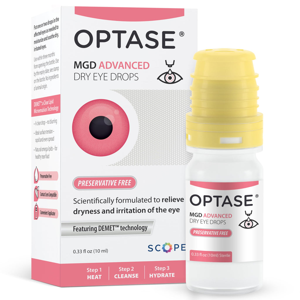 Optase Advanced Dry Eye Drops - Contact Lens Compatible

