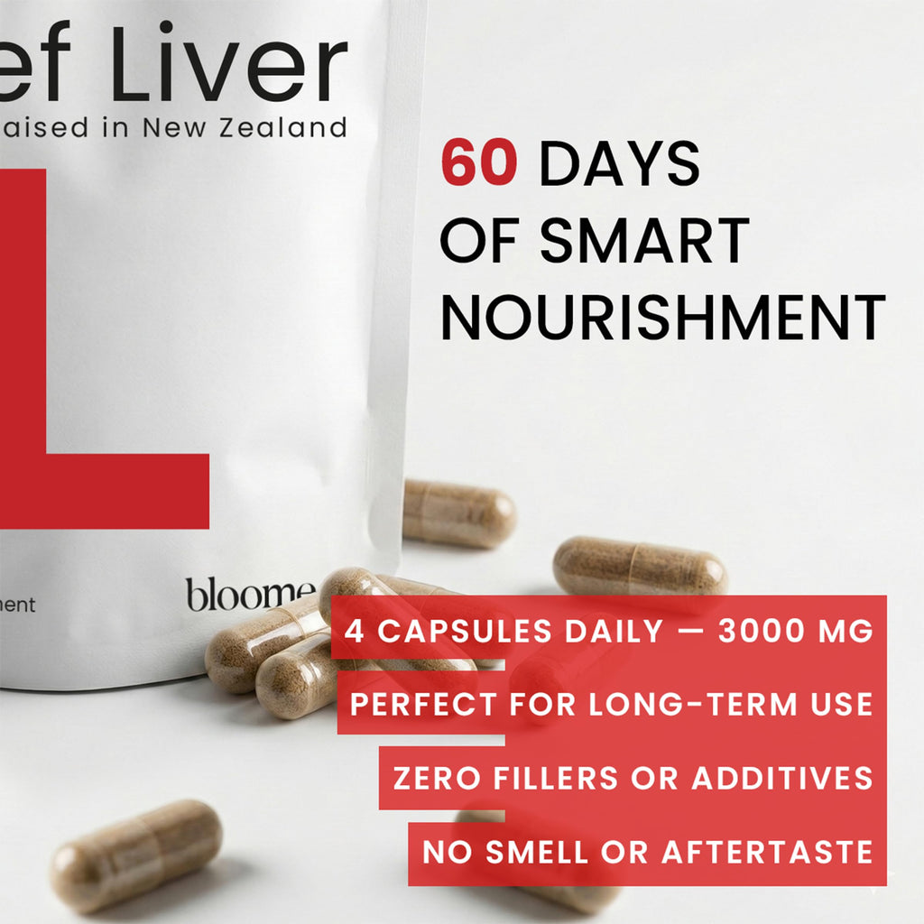 Grass-Fed Beef Liver Capsules | Pure Nutrient-Dense Supplement

