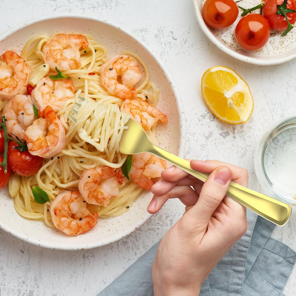 Dealusy Heavy Duty Disposable Plastic Utensils Set

