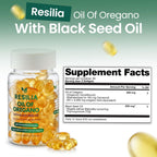 Resilia Oil of Oregano & Black Seed Softgels for Immunity

