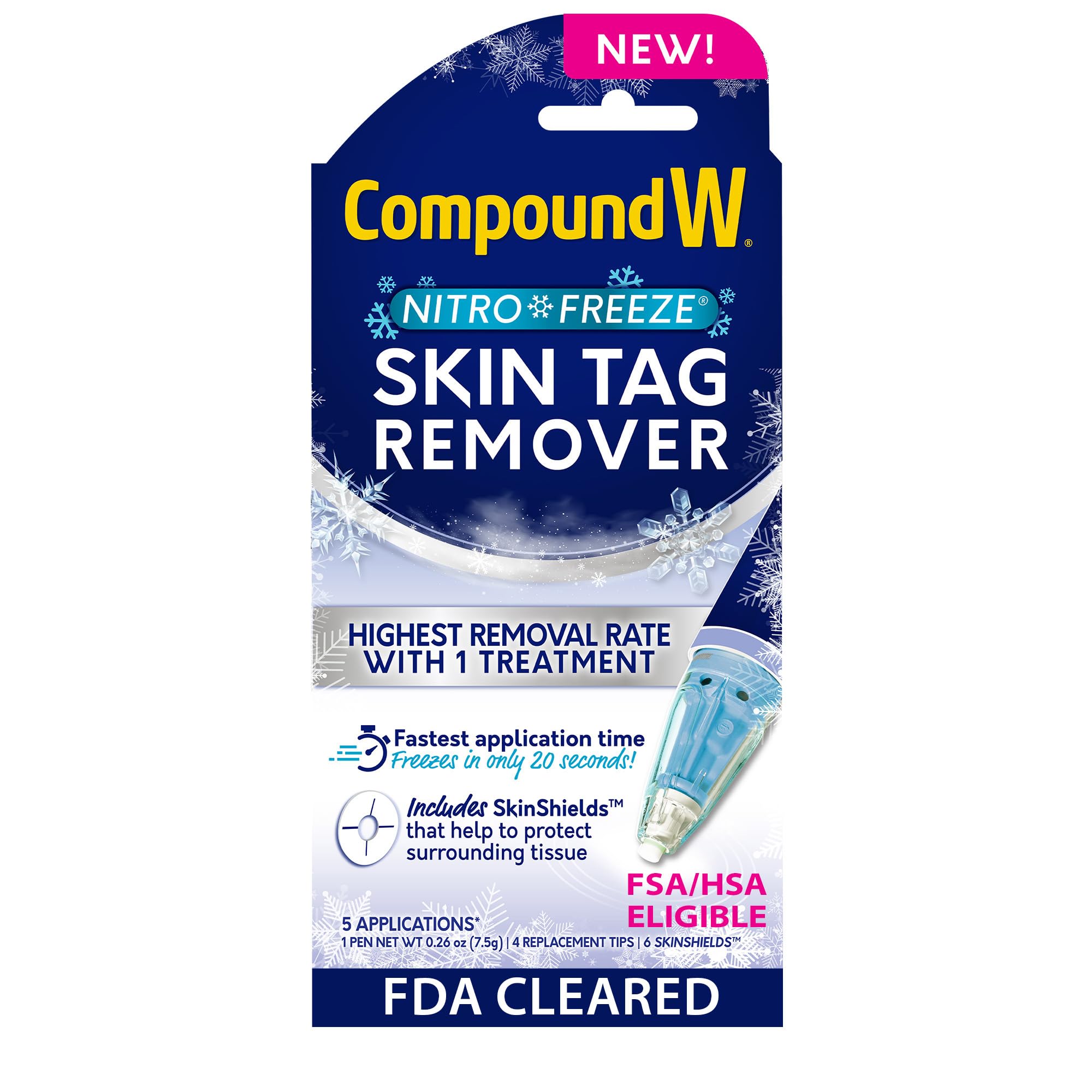 Compound W Nitrofreeze Skin Tag Remover Kit | FDA Cleared

