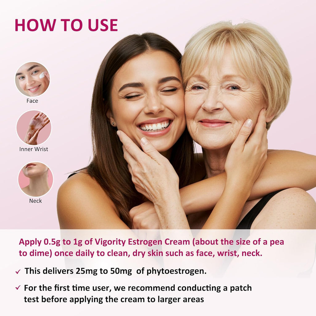 Vigority Estrogen Cream for Women Natural Bioidentical Balance

