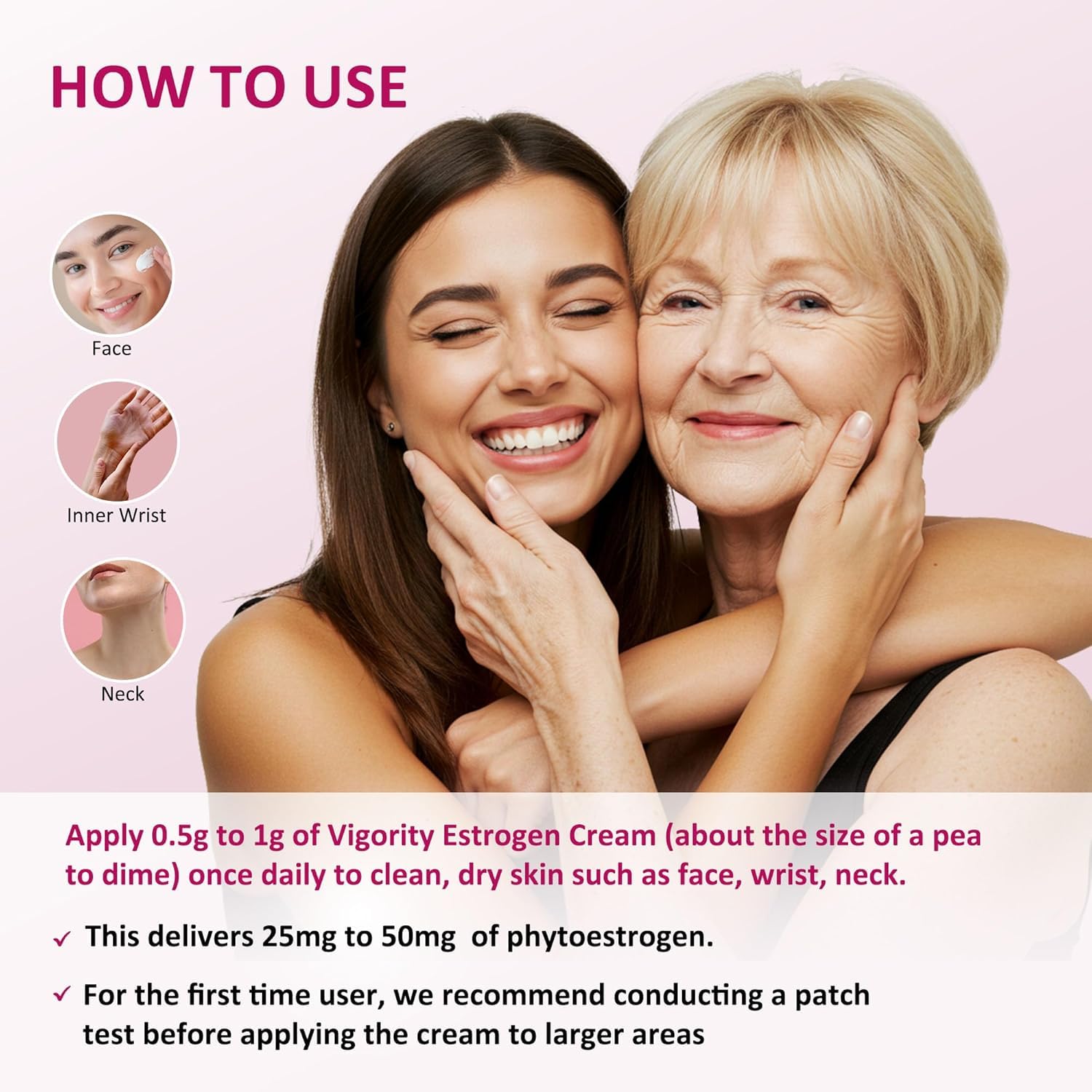 Vigority Estrogen Cream for Women Natural Bioidentical Balance

