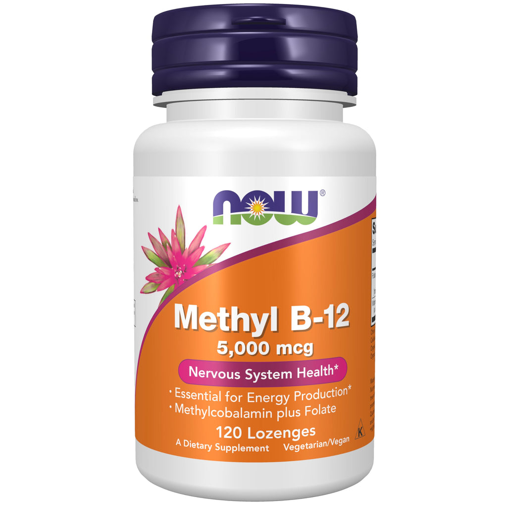 NOW Foods Methyl B-12 Methylcobalamin 5,000 mcg Vitamin B12

