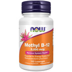 NOW Foods Methyl B-12 Methylcobalamin 5,000 mcg Vitamin B12

