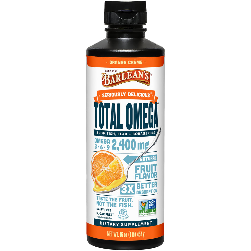 Barlean's Total Omega-3-6-9 Liquid Fish Oil

